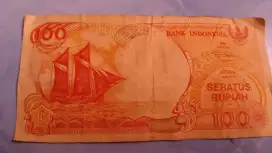 100 rupiah tahun 1992
