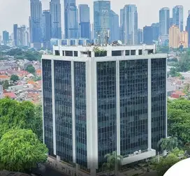 Sewa Kantor Tifa Building 133 M2 Fitted di Gatot Subroto Akses Tol