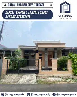 RUMAH LUAS 1 LANTAI SIAP HUNI GRIYA LOKA BSD .ARB108.