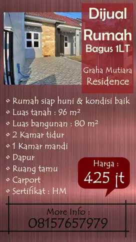 Dijual Cepat BU Rumah Murah Bagus di Pedurungan