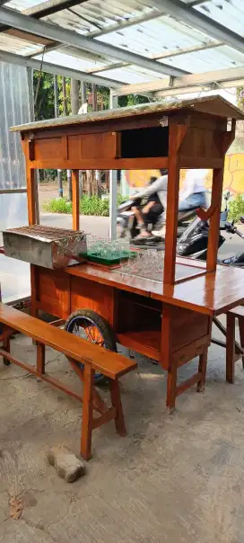 gerobak angkringan komplit