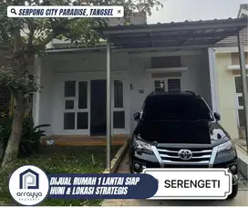 RUMAH 1 LANTAI DI CLUSTER PARADISE SERPONG CITY .RN01.