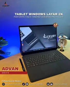 LAPTOP ADVAN EVO X 16 TOUCHSCREEN CORE I3 GEN 12  SSD RAM SECOND