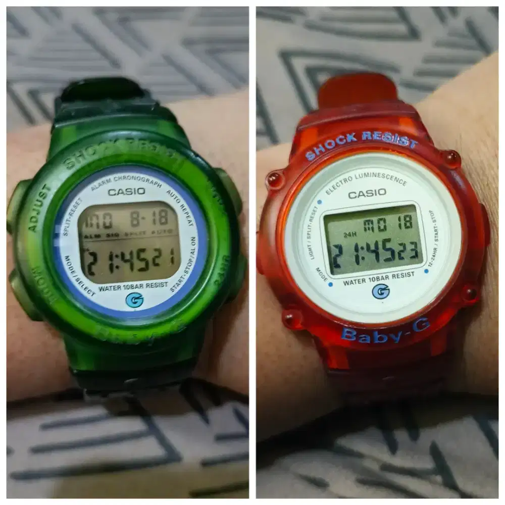 Jam baby G bekas