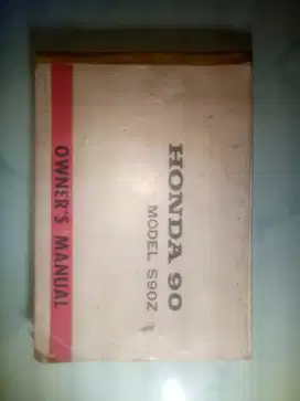 BUKU MANUAL HONDA ASTRA S90Z ORISINIL
