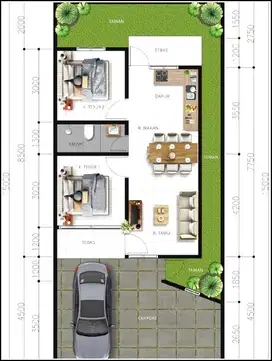 Jl. Gotakan Kulon Progo, Rumah Jogja Bali Style Dekat Bandara YIA