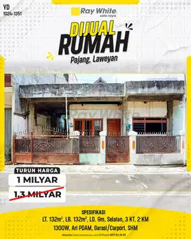Dijual Rumah Lama di Pajang, Laweyan