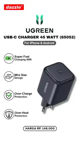UGREEN GAN CHARGER 45WATT (65052)