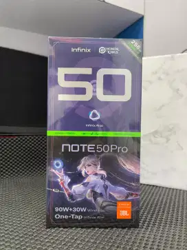 PROMO New Infinix Note 50 Pro 8+8/256GB Garansi Resmi Infinix 1 Tahun