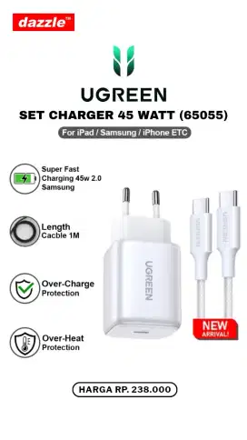 UGREEN SET CHARGER 45WATT (65055)