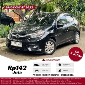 HONDA BRIO E 1.2 AT HITAM 2022