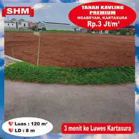 Tanah Premium Terdekat Toll 2 mnit, Dekat Graha Saba Buana RI.1 Solo