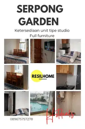 Sewa bulanan apartemen serpong garden cisauk Tangerang stasiun murah