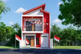RUMAH BEBAS BANJIR SURAT SHM DEKAT ST.DEPOK