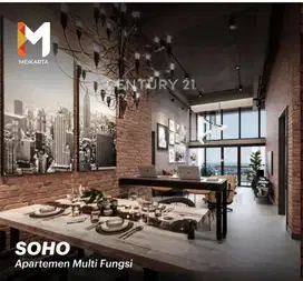 Apartmen 2BR Type SOHO . Riverlake Meikarta District 1