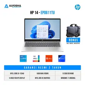 Promo Laptop HP Core I5 gen 13 Ram 16 GB SSD 512GB W11