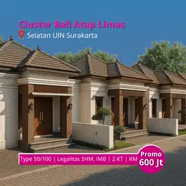 Pucangan Kartasura, Rumah Baru Desain Atap Bali Tipe 50, SHM IMB