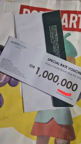 Jual Rugi - Voucher Hotel Bintang 5 Goodrich Suites Jakarta Selatan