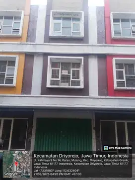 RUKO 3 LANTAI DI JALAN KALIMAYA 9 NO 14, MULUNG, DRIYOREJO GRESIK