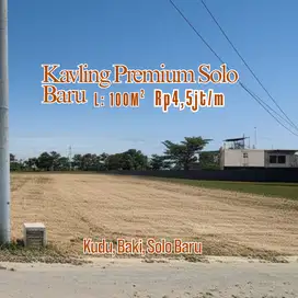 Dekat RS Dr. Oen Solo Baru, Tanah Kavling Premium Cocok Bangun Kost