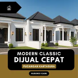 Kemewahan Klasik Modern! Rumah Baru Eksklusif di Pucangan Kartasura