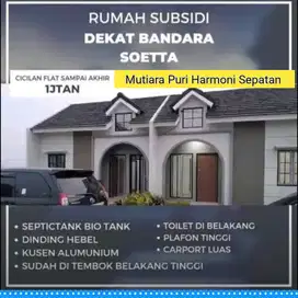Rumah Subsidi Tiada Tanding Saat ini,ada dkt Pusat Kota Sepatan