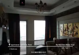 Disewakan Apartemen Sudirman Park Middle Floor 3BR Full Furnished