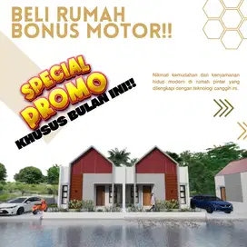 RUMAH MODERN AREA WONOSARI KOTA BONUS MOTOR TANPA DIUNDI!!