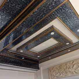 Partisi Jasa Tukang Pasang Wall Moulding Sekat Plafon PVC GRC Gypsum