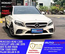 Mercedes benz Mercy C300 C 300 W205 Facelift AMG Line 2019 Putih