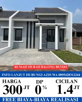 Rumah baru 300 jutaan lokasi perum tas 9 balong bendo sidoarjo