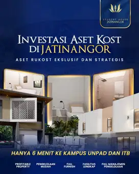 Student house selangkah ke unpad dan itb, strategis dan menguntungkan