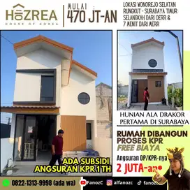 rumah murah surabaya, hozrea wonorejo, rumah minimalis rungkut,