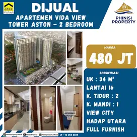 DIJUAL APARTEMEN 2BR FULL FURNISH DI VIDA VIEW APARTMENT PANAKKUKANG