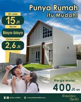 Rumah murah dp 15 Juta saja
