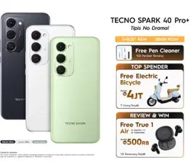 TECNO SPARK 40 Pro+ - 8+8GB*/128GB garansi resmi indonesia