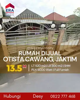 Dijual Rumah di Otista Cawang, Jakarta Timur