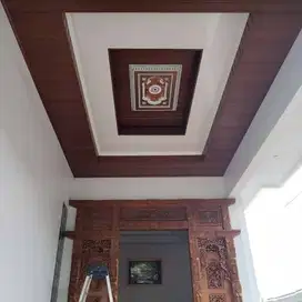 Sekat Plafon Partisi PVC GRC Gypsum Jasa Tukang Pasang Wall Moulding