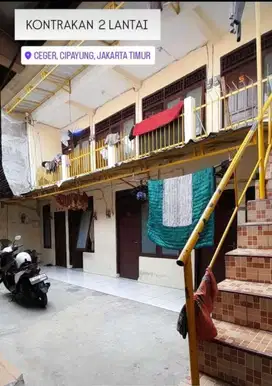 Kontrakan 8 Pintu 100M² SHM Bagunan 2 Lantai Di Ceger-Cipayung-JKT TMR