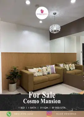 Jual Apartemen Cosmo Mansion Thamrin City 1 Bedroom Furnished