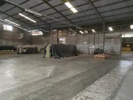 DISEWAKAN GUDANG PROPER 1900M2, AKSES KONTAINER 40FT HARGA 35RB/MTR