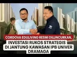 Investasi yang Teruji: Cordova Eduliving Legalitas Terjamin. Harga 1 M