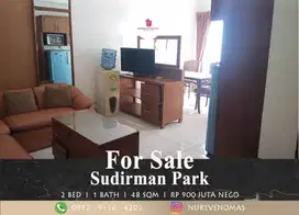 Apartemen di Pusat Jakarta Sudirman Park 2 Kamar Tidur Lantai Tinggi