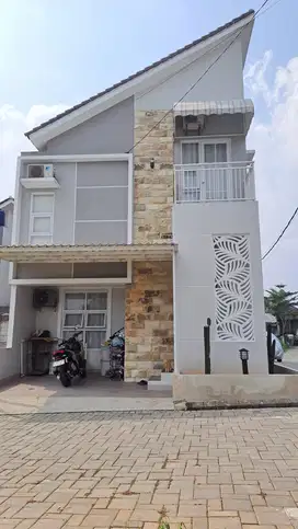 Rumah Syariah Depok Tanpa Riba Termurah 2 Lantai SHM IMB Dekat Stasiun
