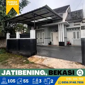 Rumah dijual Murah, Luas, Ratna, Jatibeng Bekasi, 10 menit LRT Cikunir