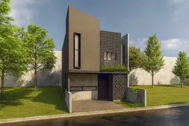 Jl. Kaliurang Km.12 Sleman, Rumah Jogja Model Industrial Dekat UII