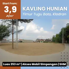 Tanah Klodran Murah: 2 menit Pintu Toll Solo, SHM