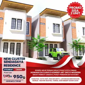 Rumah Baru Modern Villa Tropis Cimahi Utara Cluster Sendagaya Ciawital