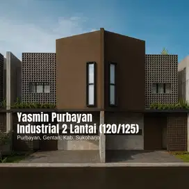 Purbayan, Gentan. Rumah Industrial Mewah 4 KT dengan Private Pool