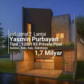Gentan Rumah Mewah 2 Lt SHM bonus Private Pool